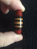 Arrival One Strip Pattern Tibet Dzi 12mm*35mm Natural Agate Stone