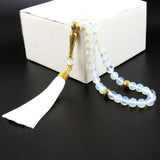Opal Stone Women's Tasbih 33 66 99 Beads Misbaha Bracelet Gift