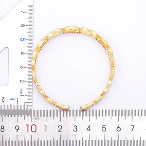 Zircon Heart Hollow Bracelet for Couples Wedding