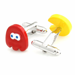 Pacman Cufflink Novelty Game Style Wedding Cufflinks