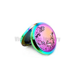 Peacock Aromatherapy Diffuser Locket Necklace Stainless Steel