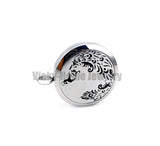 Peacock Aromatherapy Diffuser Locket Necklace Stainless Steel