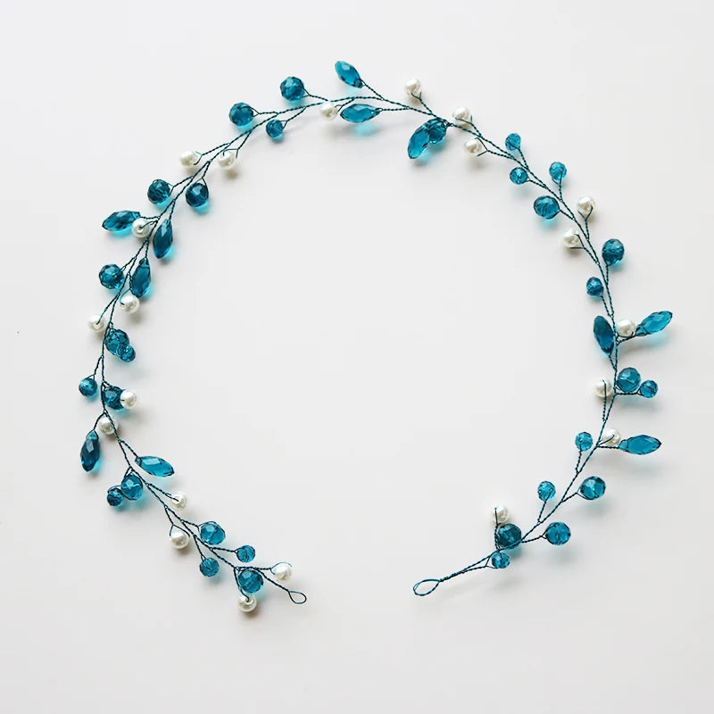 Arrival Pearl Lake Hairbands Crystal Tiara for Wedding