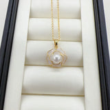 Arrival Pearl Pendant Freshwater Pearl Necklace 14K Plated Chain
