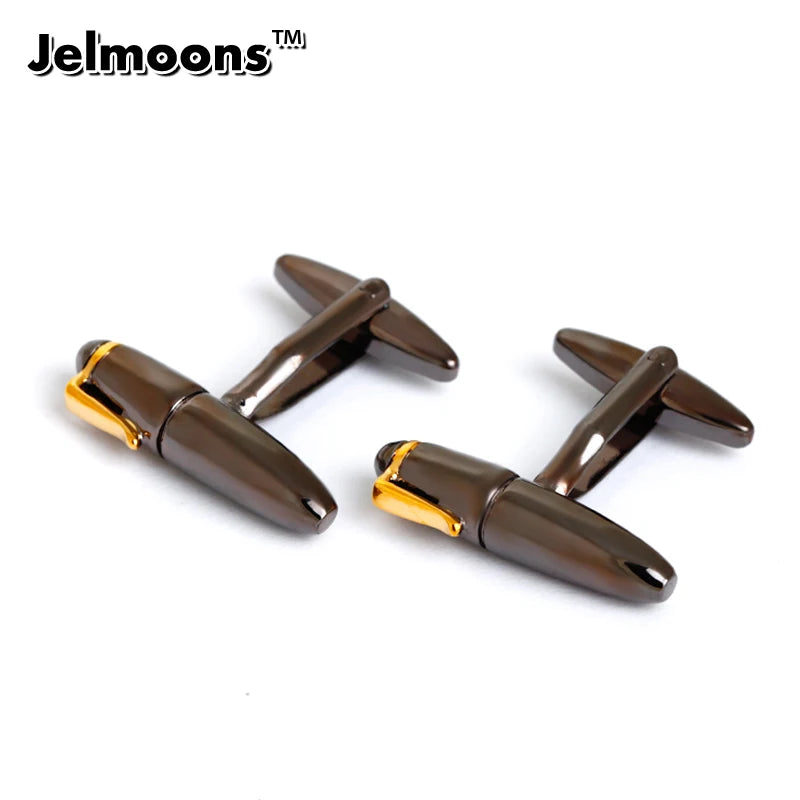 Arrival Pen Style Fun Cufflink for Men Copper