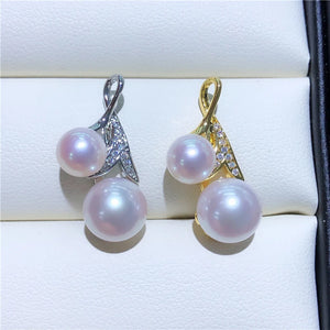 Pendant Base Mount for Pearls, Corals, Jade Beads