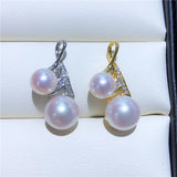 Pendant Base Mount for Pearls, Corals, Jade Beads