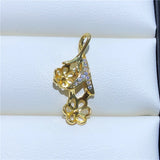 Pendant Base Mount for Pearls, Corals, Jade Beads