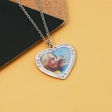 Arrival Photo Heart Pendant Necklace Stainless Steel Necklace