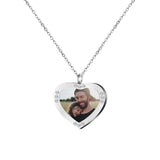 Arrival Photo Heart Pendant Necklace Stainless Steel Necklace