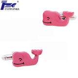 Arrival Pink Whale Cufflink Cuff Link 2 Pairs