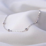 Princess S925 Sterling Anklet Silver Ball Bracelet