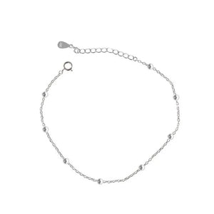 Princess S925 Sterling Anklet Silver Ball Bracelet