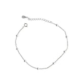 Princess S925 Sterling Anklet Silver Ball Bracelet