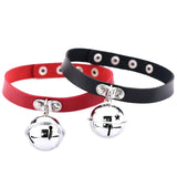 Punk Style Small Bell Charm Choker Necklace