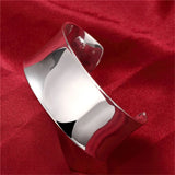 Arrival 925 Sterling Silver Bangle Bracelets Women Open Bracelet Jewelry