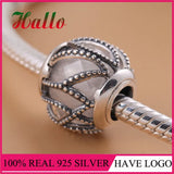 925 Silver Intertwining Radiance Charms Beads for Bracelet Bangle