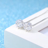 Arrival Real Pure 925 Silver Long Crystal Earrings for Women