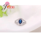 Arrival Retro Hollow 925 Sterling Silver Engagement Ring