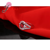 Arrival Retro Hollow 925 Sterling Silver Engagement Ring