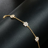 CZ Zircon Chain Bracelet for Women Wedding