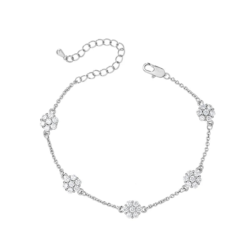 CZ Zircon Chain Bracelet for Women Wedding