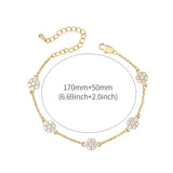 CZ Zircon Chain Bracelet for Women Wedding