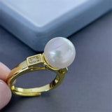 Adjustable Size Arrival Ring Base for Pearls Crystals Agate
