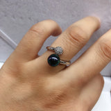Adjustable Ring Mountings Findings Settings for Pearl Beads Stones