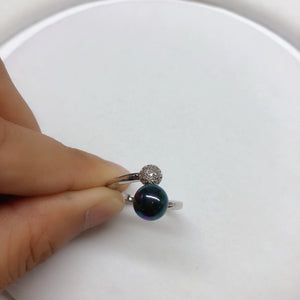 Adjustable Ring Mountings Findings Settings for Pearl Beads Stones
