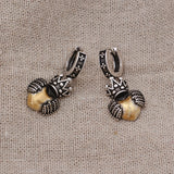Arrival Romantic Love Heart Crown Wing Stud Earrings