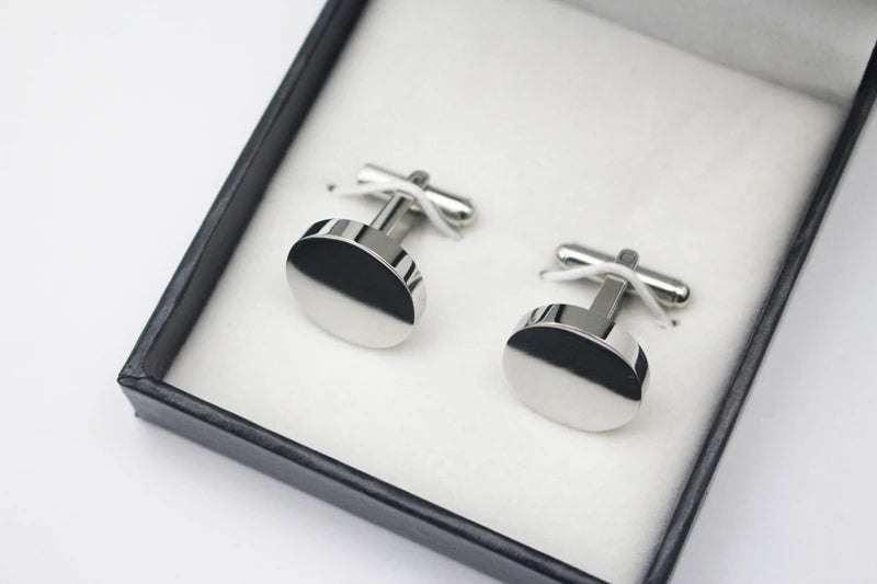 Stylish Stainless Steel Cufflinks for Business Shirt