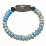 Ruyi Eyes Tibetan Dzi Beads Bracelet for Good Luck