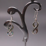 Colorful Shell Dangle Earrings 30x9mm