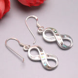 Colorful Shell Dangle Earrings 30x9mm