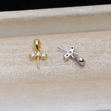S925 Sterling Silver Pendant Mounts Base 3pcs/lot