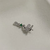 S925 Silver Pendant Mounts Base Settings 3pcs/lot