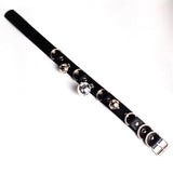 Sexy Girl Bell Pendant Necklace Women PU Leather Collar Jewelry