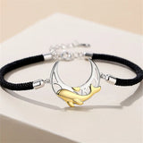 Arrival Shell Sun Whale Moon Zircon Bracelet High-end Rope Bracelet