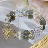 Multicolor Crystal Quartz Beaded Bracelet for Women
