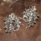 Rhinestone Stud Earrings for Women Maxi Jewelry Collection