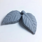 Silicone Cartoon Leaf Teether Beads for Baby - Flexible Silicone Pendant Teether
