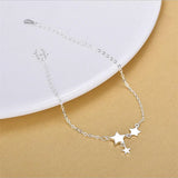 Party Jewelry Female Stars Anklets Silver Accessories Girl Christmas