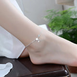 Party Jewelry Female Stars Anklets Silver Accessories Girl Christmas