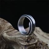 Arrival Silver 925 Sterling Ring Male Jewelry Adjustable Layer Lines Ring
