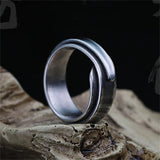 Arrival Silver 925 Sterling Ring Male Jewelry Adjustable Layer Lines Ring