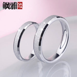 Arrival Silver Tungsten Ring for Couples Wedding Band Size 5-12