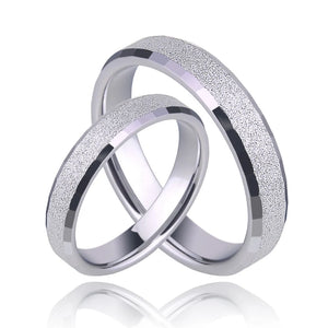 Arrival Silver Tungsten Ring for Couples Wedding Band Size 5-12