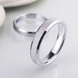 Arrival Silver Tungsten Ring for Couples Wedding Band Size 5-12