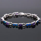 Opal Purple CZ Bracelet for Women SL208